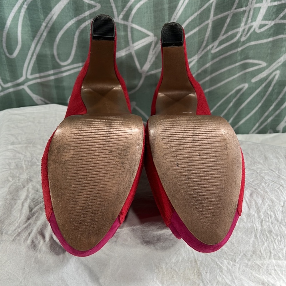 Bcbgeneration Bcbg Jodeci Raspberry Open Toe Plat… - image 7